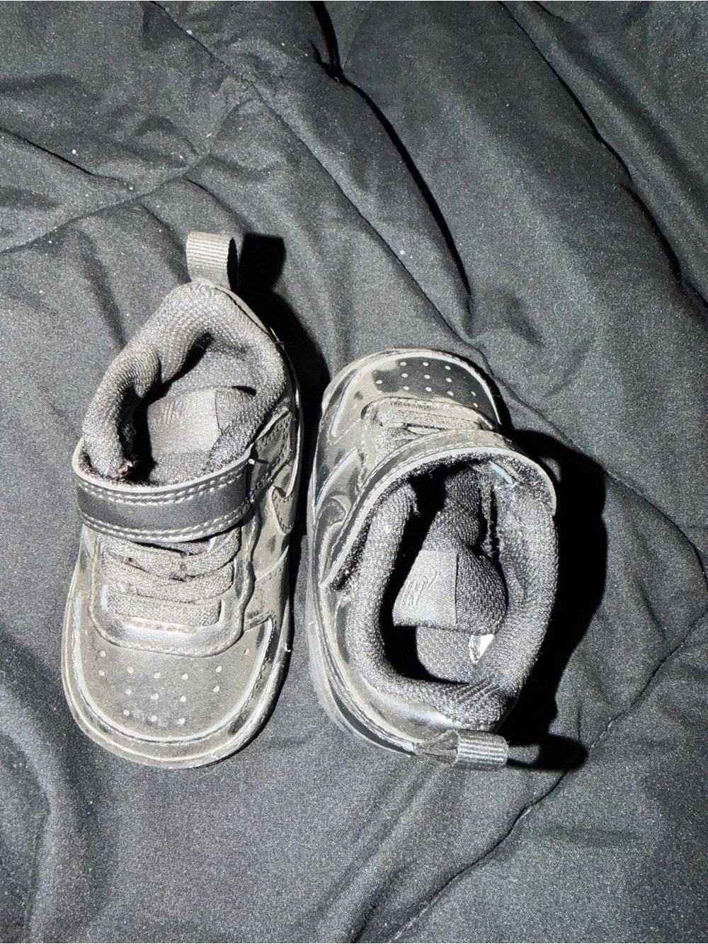 Nike Black Toddlers' Velcro Sneakers